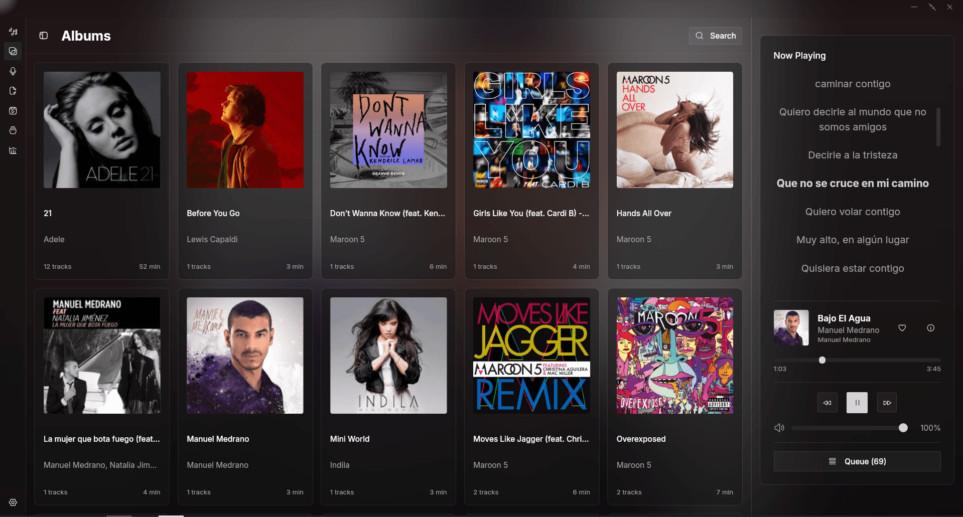 Muselyo Music Player - Desktop Application