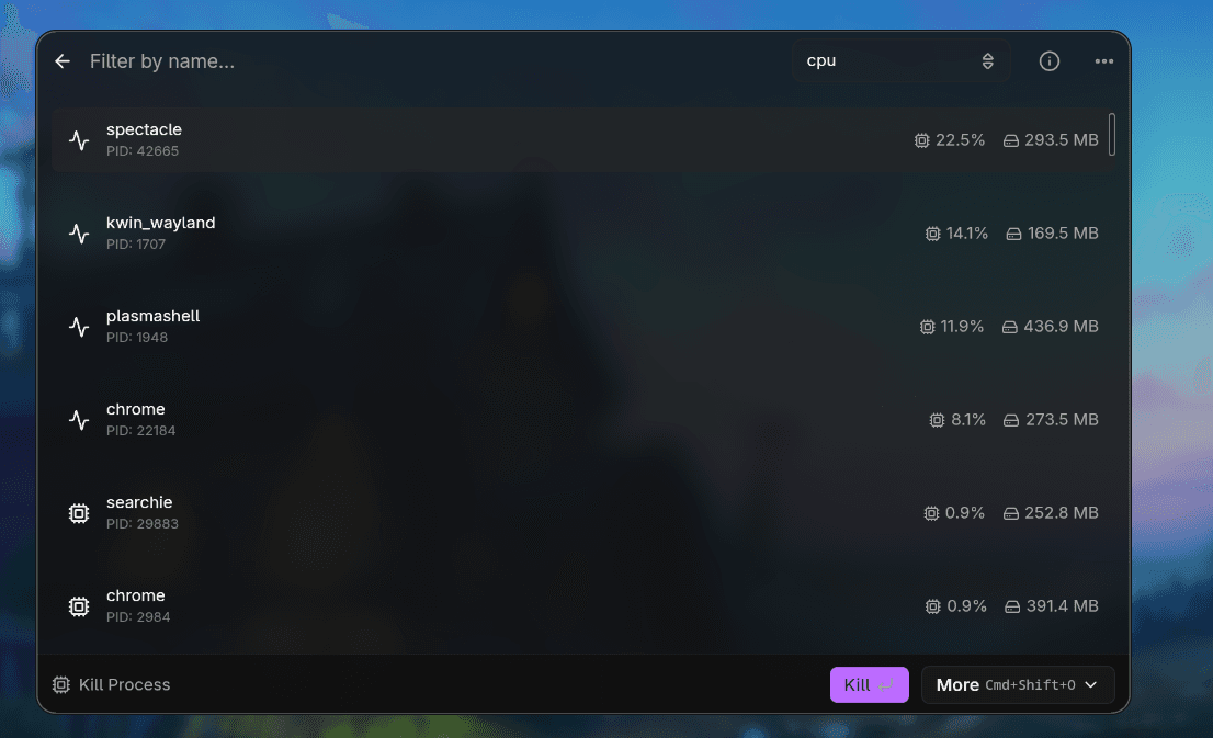 Searchie - Linux/WIndows App Launcher